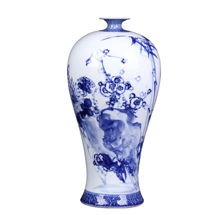 Compatible porcelaine Jahrriesnge  for white blue vase cna0077 