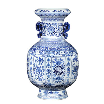 Compatible porcelaine Jahrriesnge  for white and blue vase cna0085 