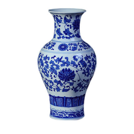 Compatible porcelaine Jahrriesnge  for white blue vase cna0211 