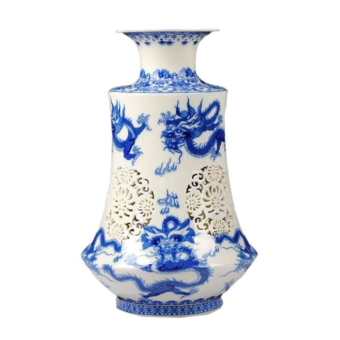 Compatible porcelaine Jahrriesnge  for white blue vase cna0219 