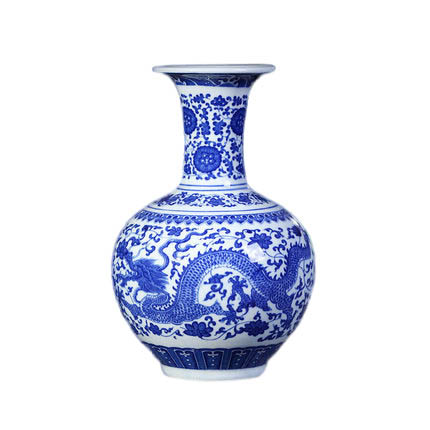 Compatible porcelaine Jahrriesnge  for white and blue vase cna0253 