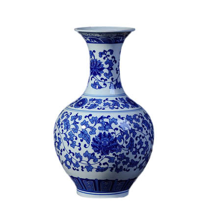 Compatible porcelaine Jahrriesnge  for white and blue vase cna0256 