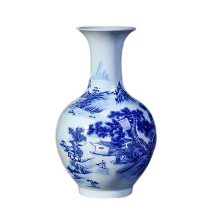 Compatible porcelaine Jahrriesnge  for white and blue vase cna0264 