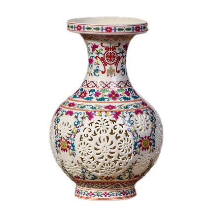 Compatible porcelaine Jahrriesnge  for hollow out vase cna0390 