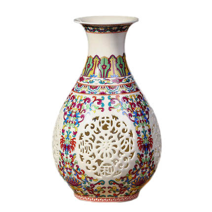 Compatible porcelaine Jahrriesnge  for hollow out vase cna0396 