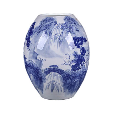 Compatible porcelaine Jahrriesnge  for white and blue vase cna0538 