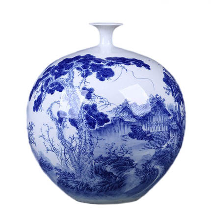 Compatible porcelaine Jahrriesnge  for white and blue vase cna0542 