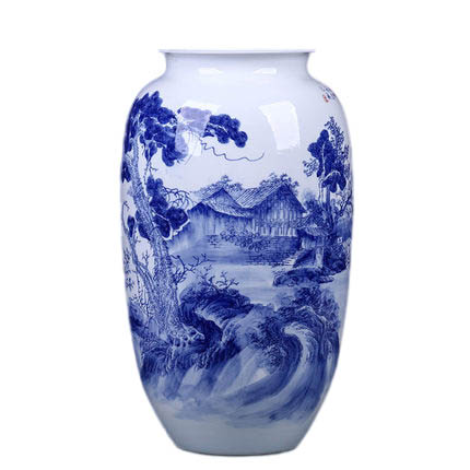 Compatible porcelaine Jahrriesnge  for white and blue vase cna0543 