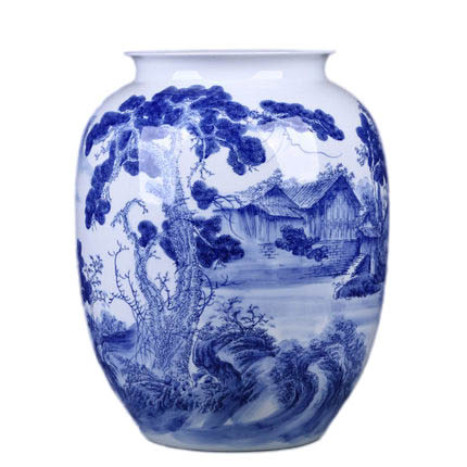 Compatible porcelaine Jahrriesnge  for white and blue vase cna0545 