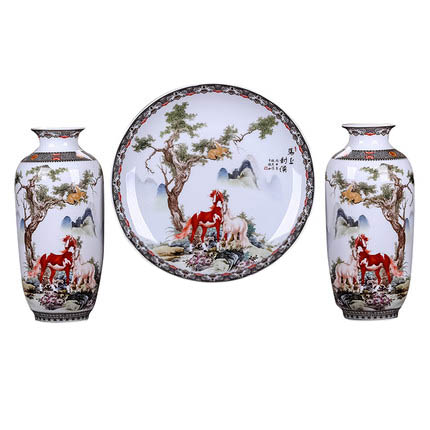 Compatible porcelaine Jahrriesnge  for vase set three pieces cna0566 