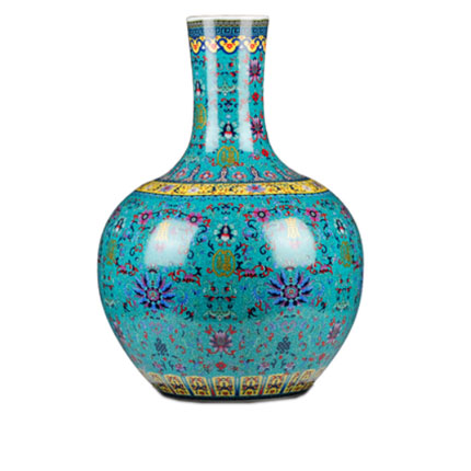 Compatible porcelaine Jahrriesnge  for enamel colorful vase cna0617 