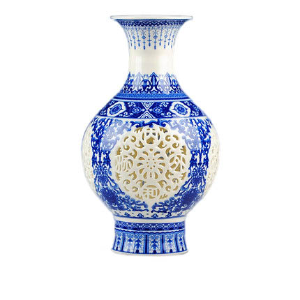 Compatible porcelaine Jahrriesnge  for colorful hollow vase cna0665 