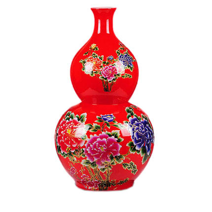 Compatible porcelaine Jahrriesnge  for red gourd vase cna0718 