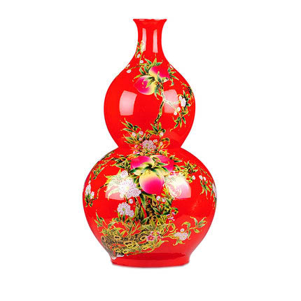 Compatible porcelaine Jahrriesnge  for red gourd vase cna0721 