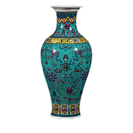 Compatible porcelaine Jahrriesnge  for colorful enamel vase cna0803 