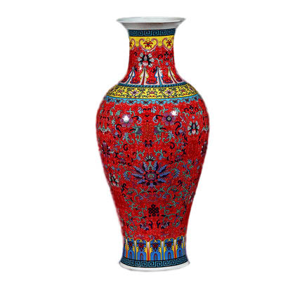 Compatible porcelaine Jahrriesnge  for colorful enamel vase cna0807 