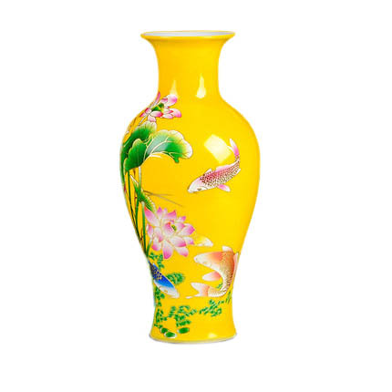 Compatible porcelaine Jahrriesnge  for yellow vase cna0810 