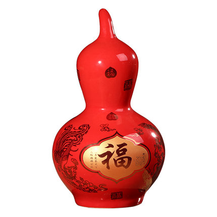 Compatible porcelaine Jahrriesnge  for red gourd vase cna0849 