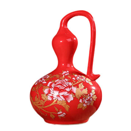 Compatible porcelaine Jahrriesnge  for red gourd vase cna0857 