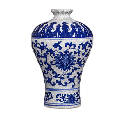 Compatible porcelaine Jahrriesnge  for white and blue vase cna0864 