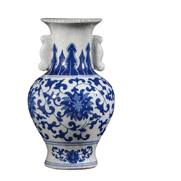 Compatible porcelaine Jahrriesnge  for white and blue vase cna0870 