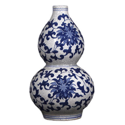 Compatible porcelaine Jahrriesnge  for white and blue vase cna0872 