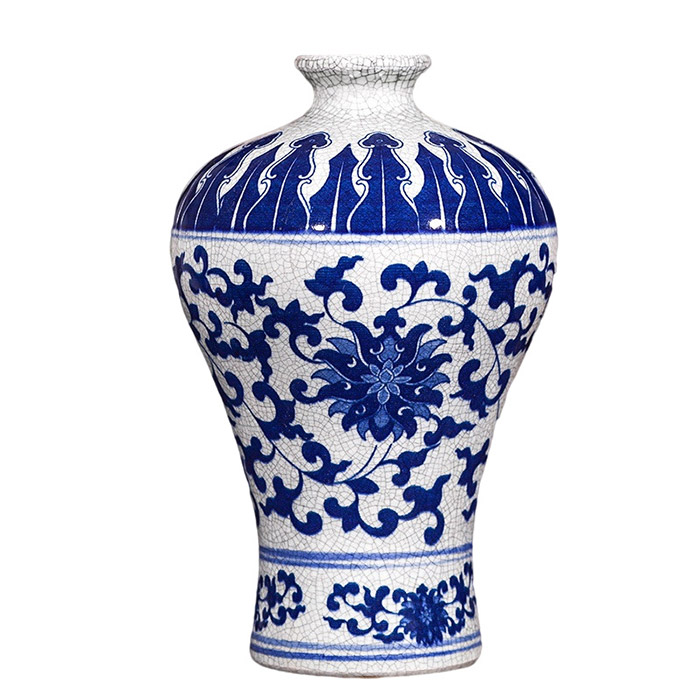 Compatible porcelaine Jahrriesnge  for white and blue vase cna0873 