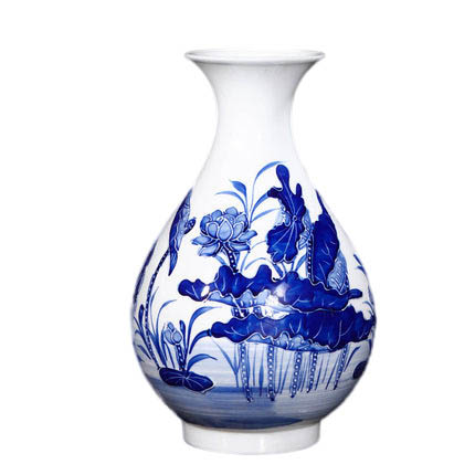 Compatible porcelaine Jahrriesnge  for relief lotus vase cna0899 