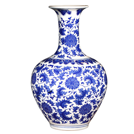 Compatible porcelaine Jahrriesnge  for blue and white flowers vase cna0927 