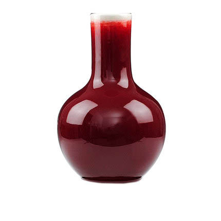 Compatible porcelaine Jahrriesnge  for crack glaze red vase cna0943 