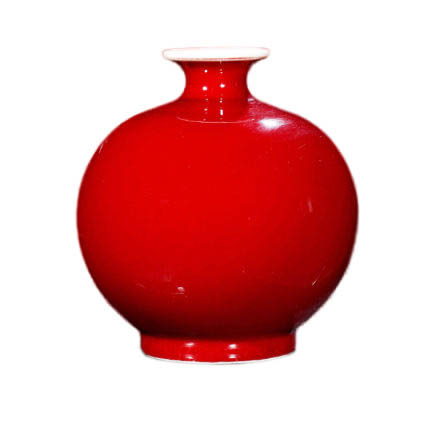 Compatible porcelaine Jahrriesnge  for crack glaze red vase cna0945 