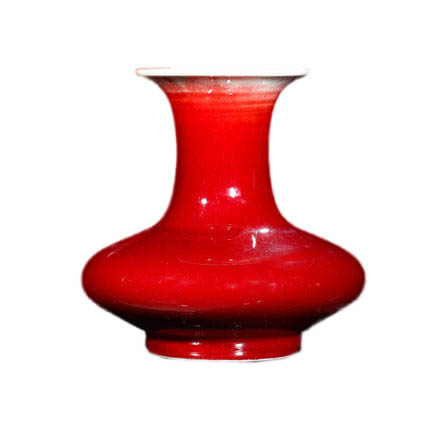 Compatible porcelaine Jahrriesnge  for crack glaze red vase cna0948 