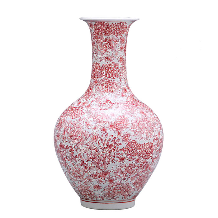 Compatible porcelaine Jahrriesnge  for red vase cna0954 