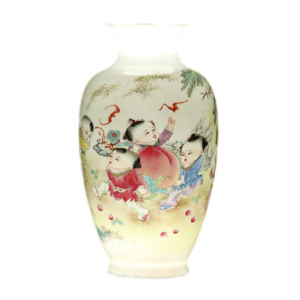 Compatible porcelaine Jahrriesnge  for colorful landscape vase cna1003 