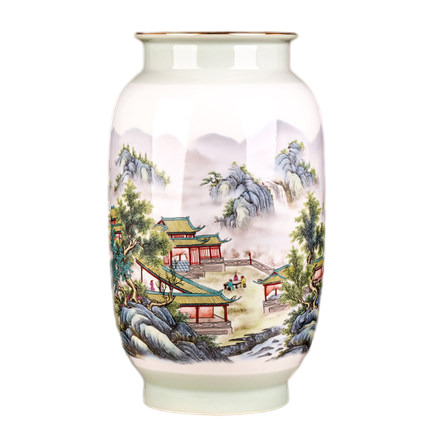 Compatible porcelaine Jahrriesnge  for colorful landscape vase cna1008 