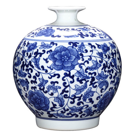 Compatible porcelaine Jahrriesnge  for blue pomegranate flower vase cna1035 