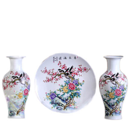 Compatible porcelaine Jahrriesnge  for vase set 3pcs cna1059 