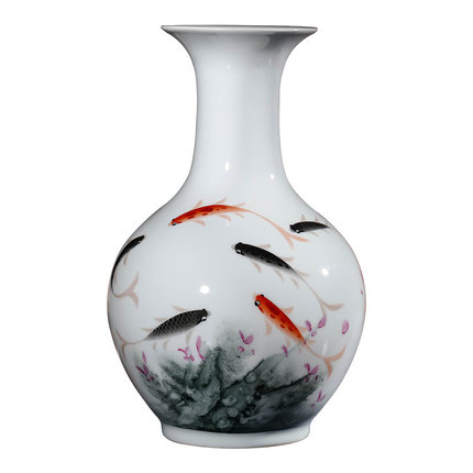 Compatible porcelaine Jahrriesnge  for fish vase cna1121 