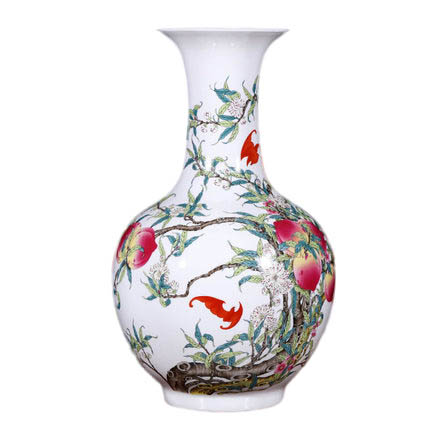 Compatible porcelaine Jahrriesnge  for nine peach illustration vase cna1127 