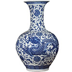 Compatible porcelaine Jahrriesnge  for blue dragon vase cna1287 