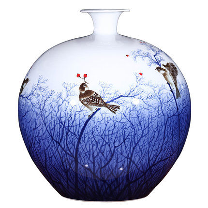 Compatible porcelaine Jahrriesnge  for birds trees vase cna1342 