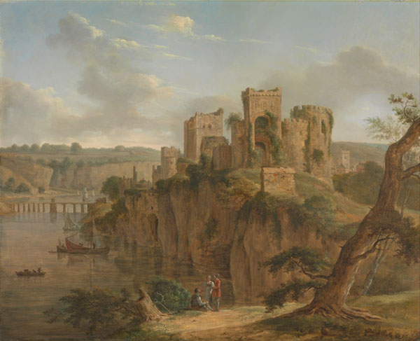 Compatible Paysage JAHRRIESNGE  for Chepstow-Castle-lpf00973 