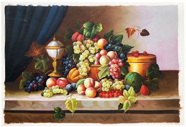 Compatible Peinture à l'huile JAHRRIESNGE  for fruit-lpg409 