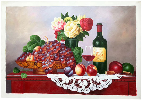 Compatible Nature morte Jahrriesnge  for fruits-lpg0836 